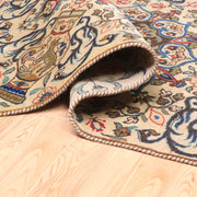 Afshon Persian Kashmar Cream Blue Rug