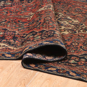 Afshon Persian Hamadan Rust Blue Rug