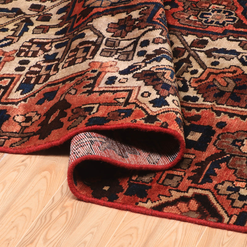 Afshon SY52 Medallion Vintage Red Brown Rug
