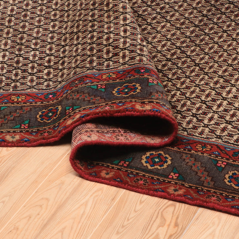 Afshon SY48 boarder Beige Brown Rug