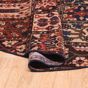 Afshon Bakhtiar Patch Blue Red Rug