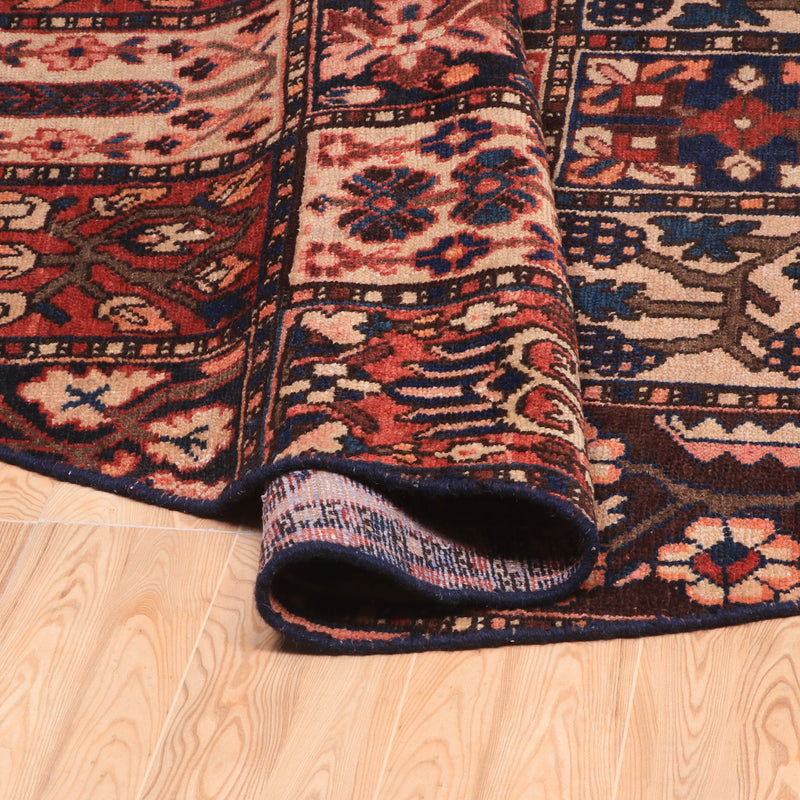 Afshon Bakhtiar Patch Blue Red Rug