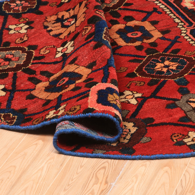 Afshon SY64 Red Black Oval Rug