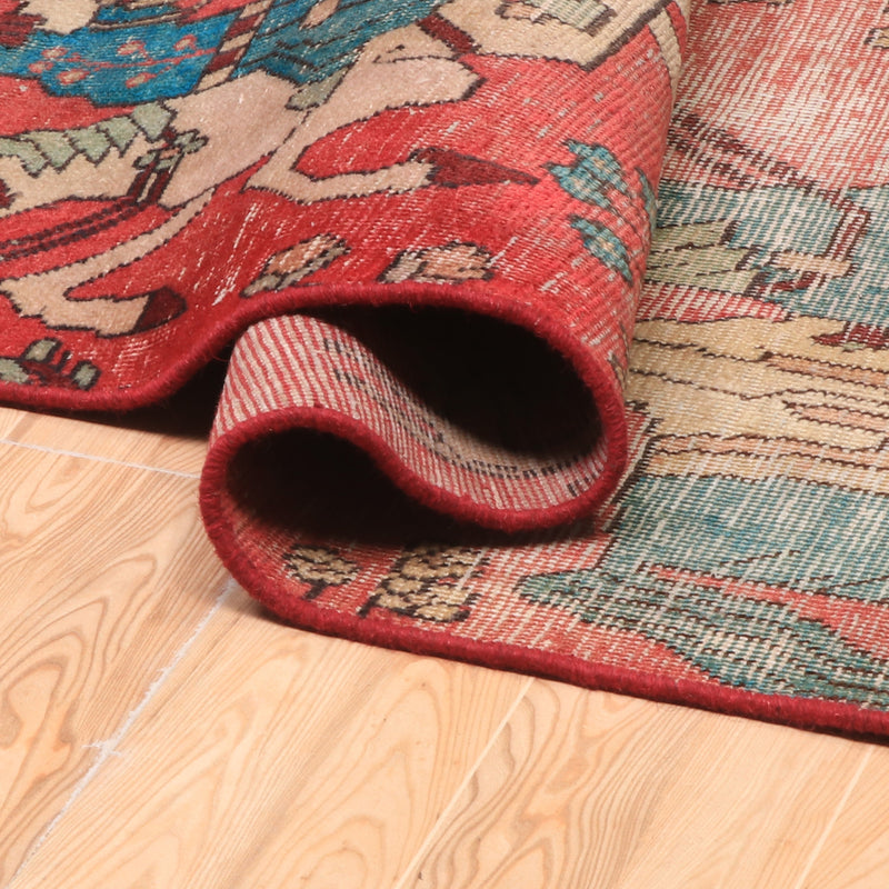 Long Red Rugs Wool Hand made Rug — SydneyRugsOnline