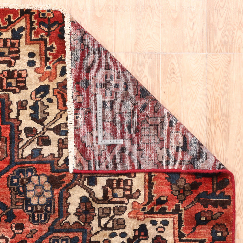 Afshon Persian Hamadan Rust Blue Rug