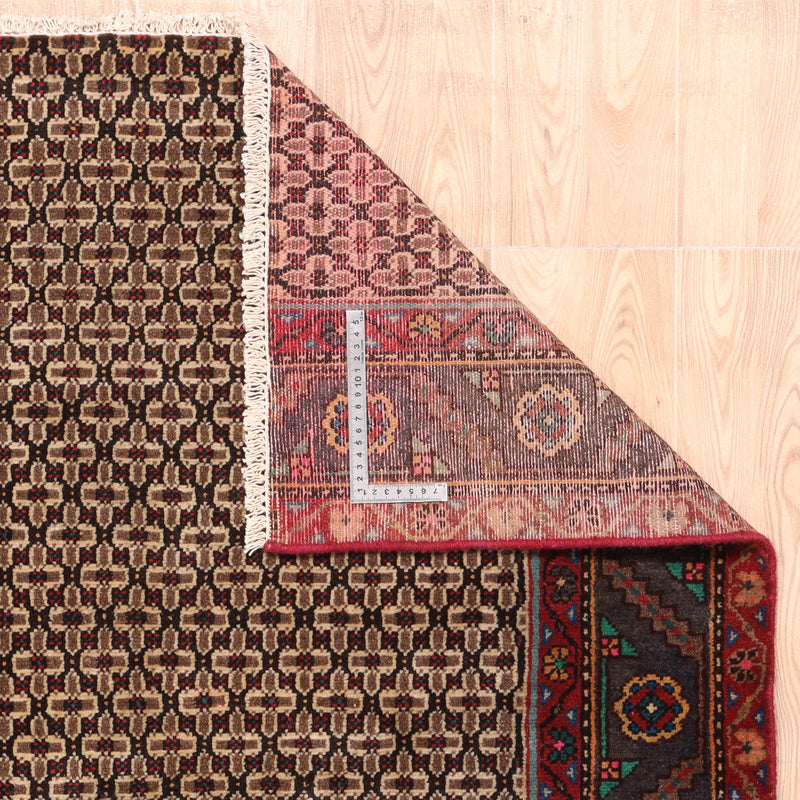 Afshon SY48 boarder Beige Brown Rug