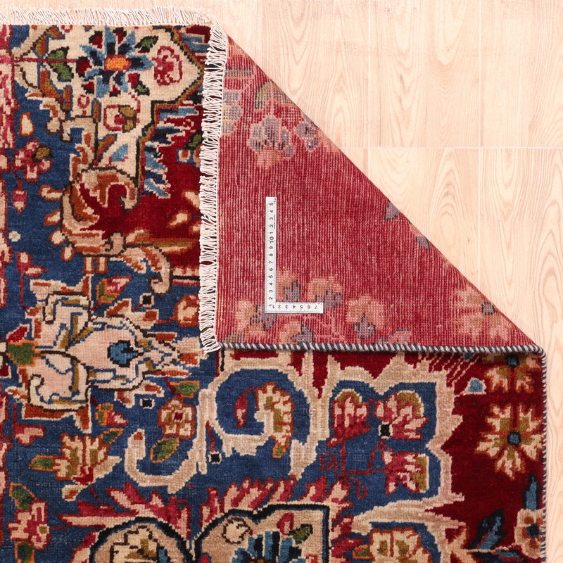 Afshon SY36 Yazd Red Blue Rug