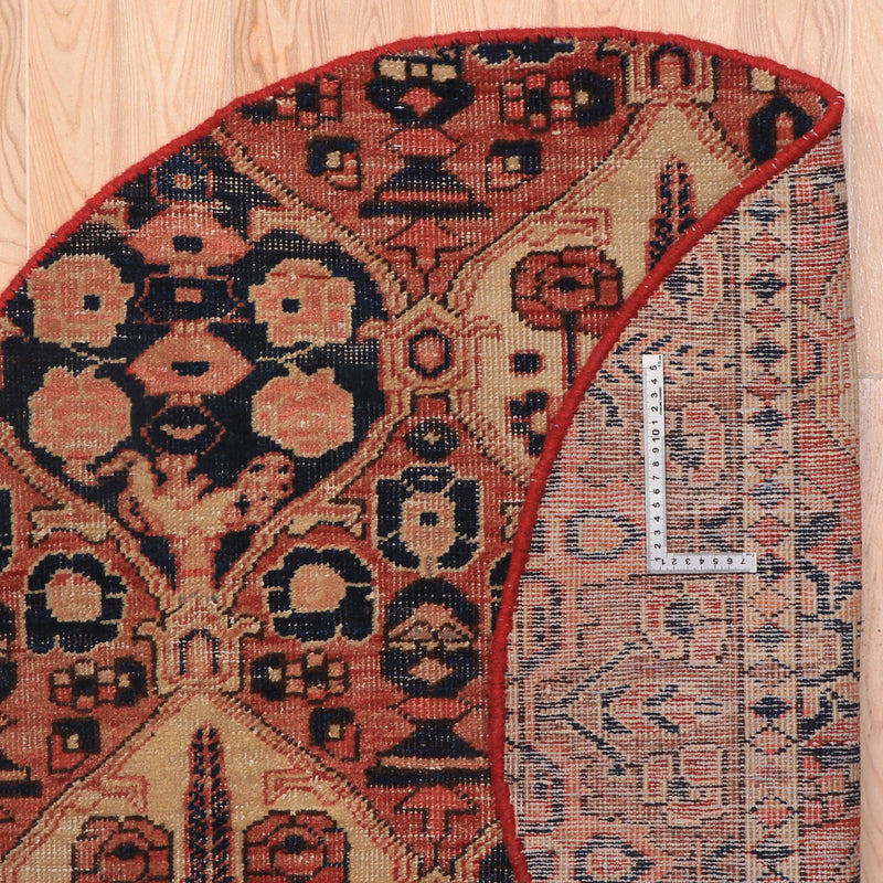 Afshon SY72 Four Flowers Round Rug