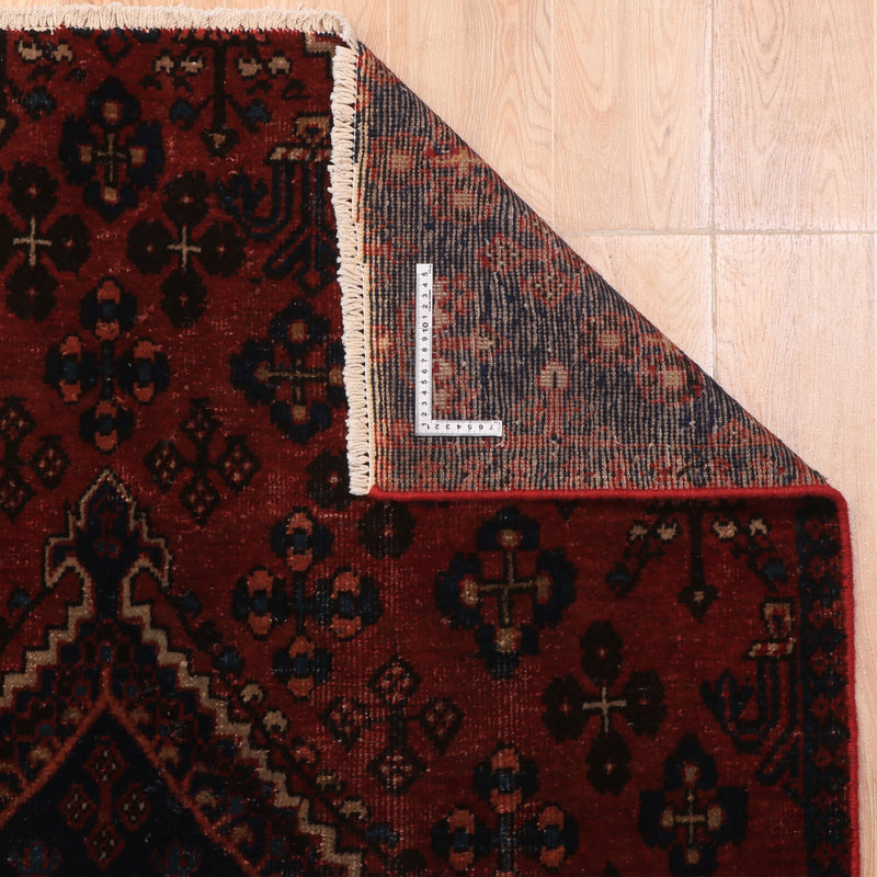 Afshon SY53 Medallion Red Navy Rug