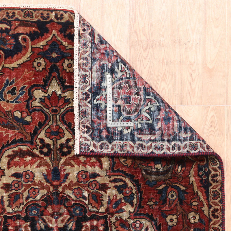 Afshon SY51 Medallion Vintage Red Brown Rug