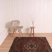 Afshon Persian Hamadan Rust Blue Rug