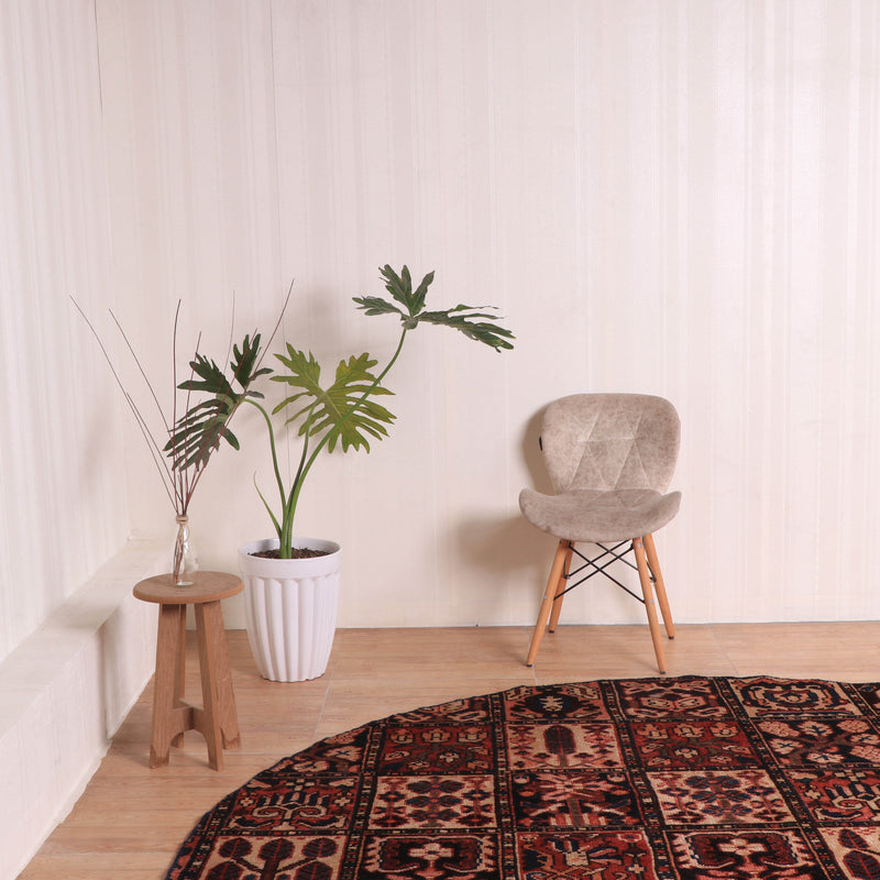 Afshon Bakhtiar Patch Blue Red Rug