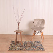 Afshon Persian Kashmar Cream Blue Rug