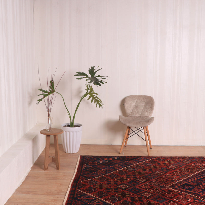 Afshon SY58 Geometric Red Rug