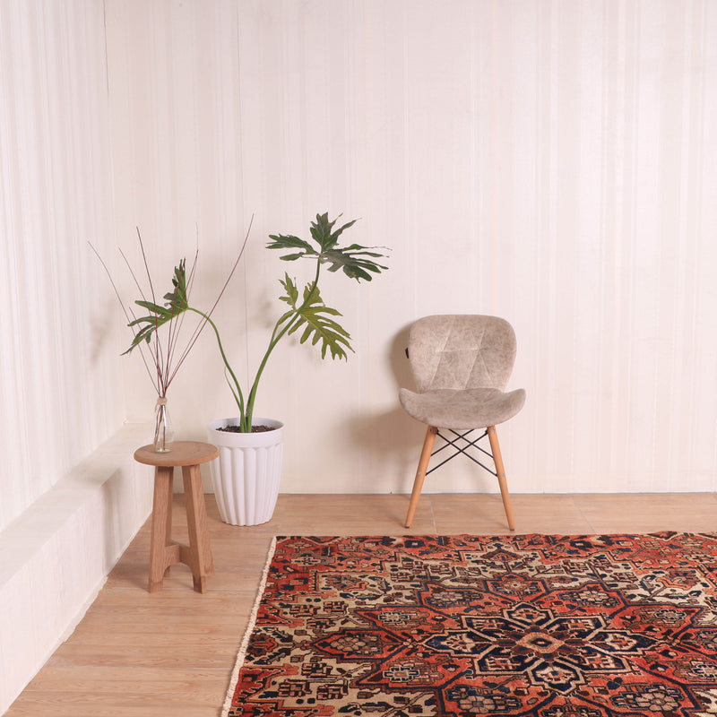 Afshon SY52 Medallion Vintage Red Brown Rug