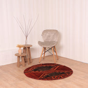 Afshon Eye Shiraz Red Rug