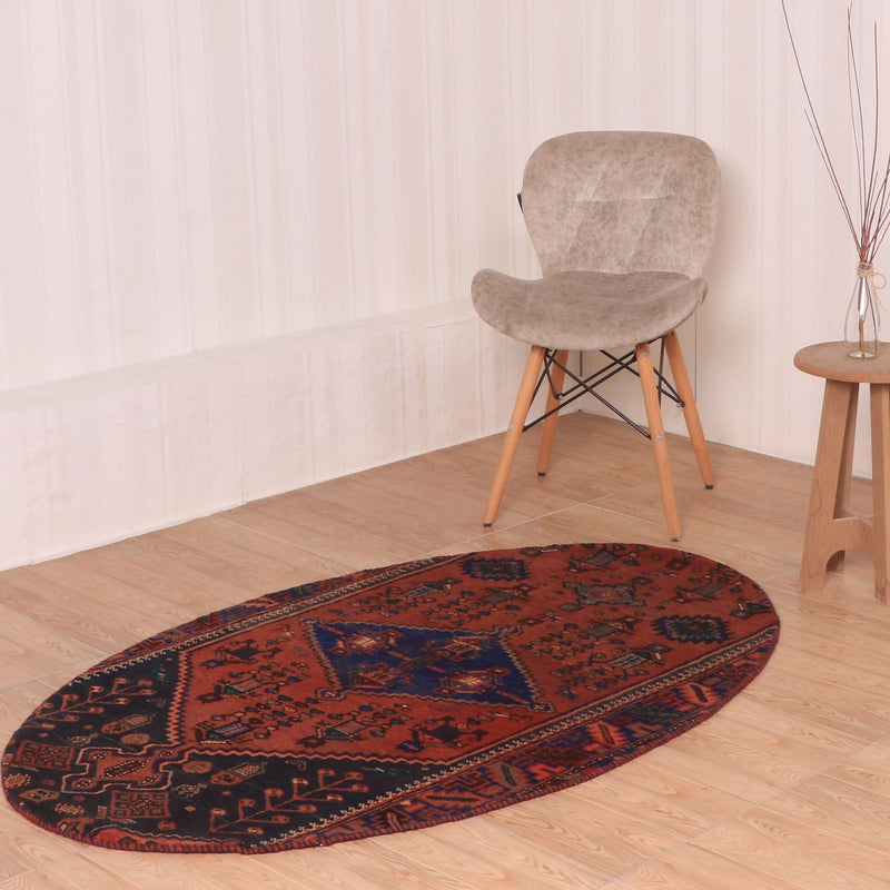 Afshon SY73 Blue Eye Oval Rug