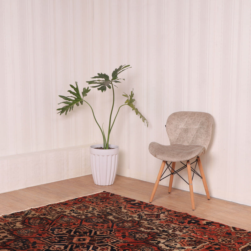 Afshon SY52 Medallion Vintage Red Brown Rug