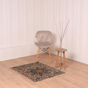 Afshon Persian Kashmar Cream Blue Rug