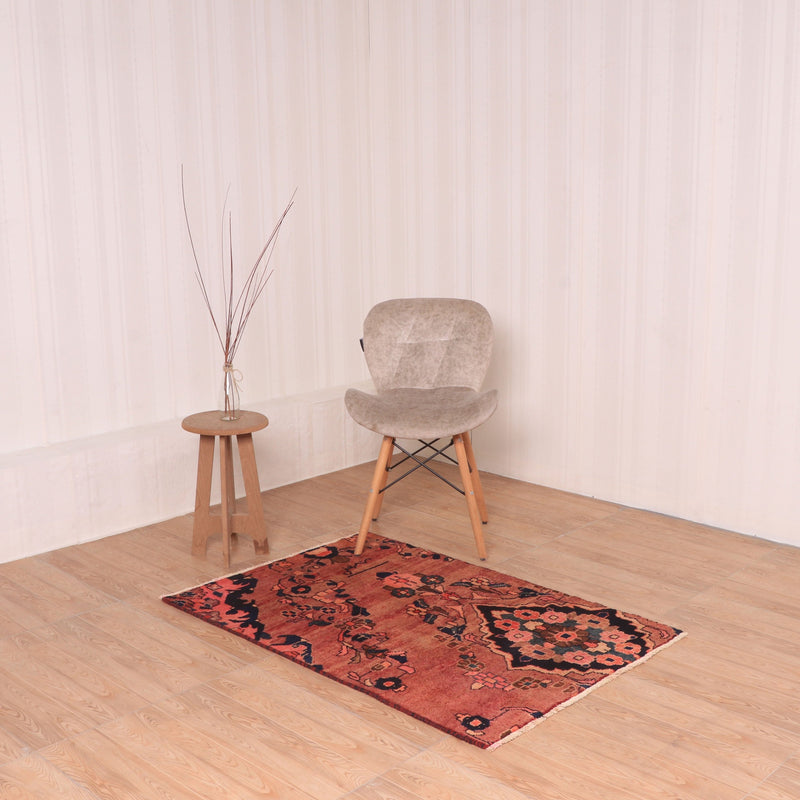 Afshon Persian Hamadan Red Blue Rug