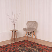 Afshon Hamadan Medallion Red Blue Rug