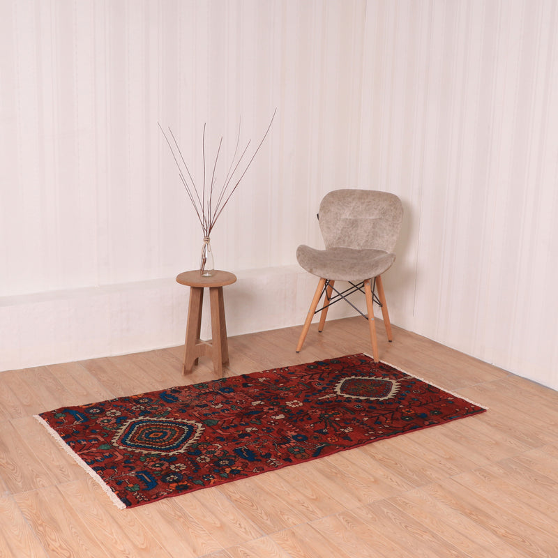 Afshon SY45 Twin Red Rug