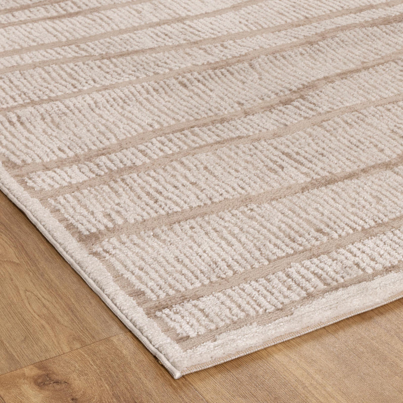 Mesa Abstract Bars Ivory Rug