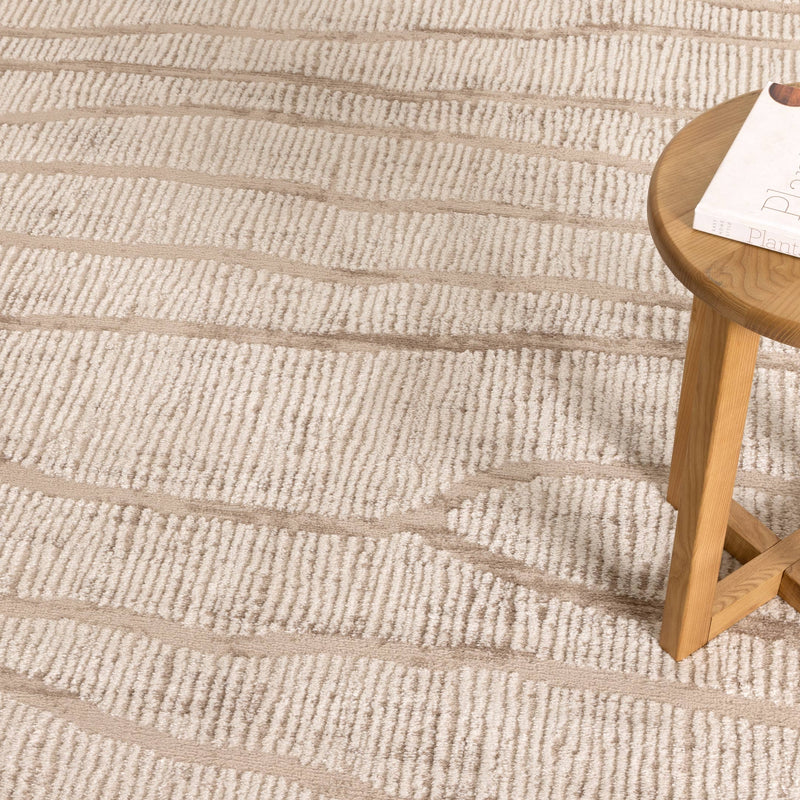 Mesa Abstract Bars Ivory Rug