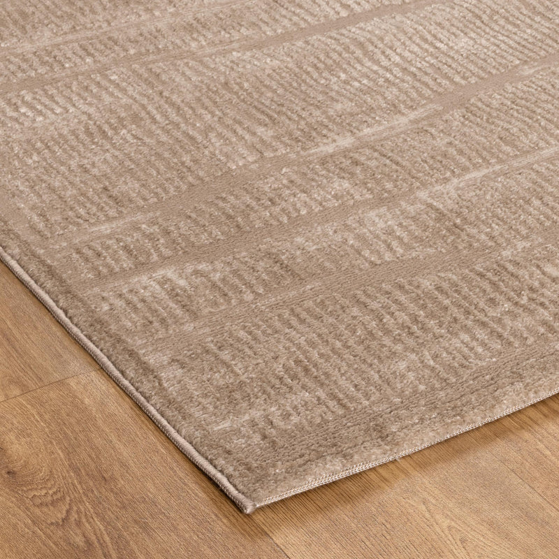 Mesa Abstract Bars Beige Rug