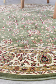 Adelaide Arno Green Round Rug