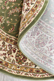 Adelaide Arno Green Round Rug