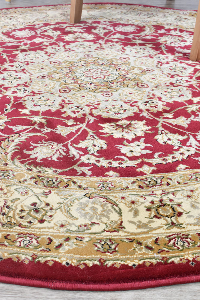 Adelaide Appila Red Round Rug