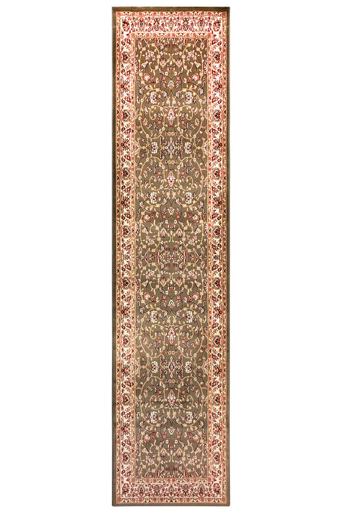 Adelaide Arno Green Runner Rug