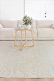 Lure Drops Pearl Wool Rug