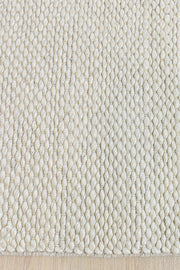 Lure Drops Pearl Wool Rug