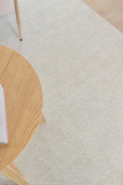 Lure Drops Pearl Wool Rug