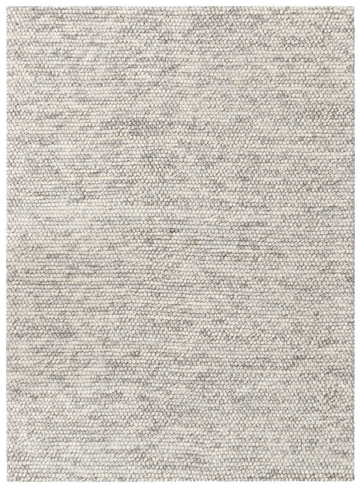 Lure Pebbles Silver Mist Wool Rug