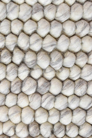 Lure Pebbles Silver Mist Wool Rug