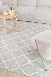 Lure Coast Diamond Stone Wash Wool Rug