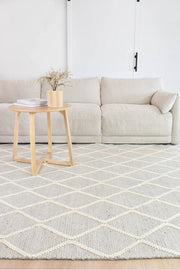 Lure Coast Diamond Stone Wash Wool Rug