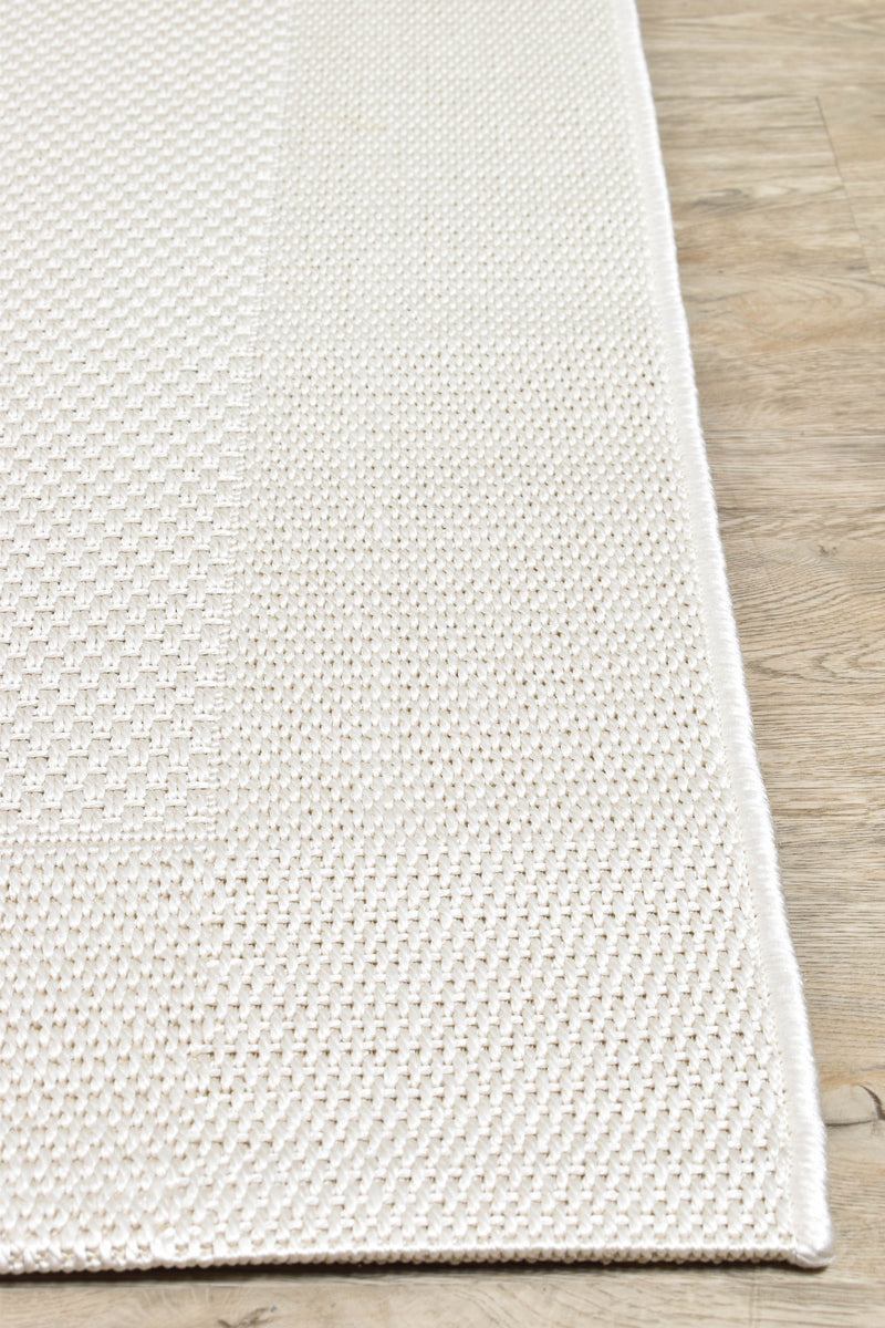 Outdoor Living Sisal White Runner Rug