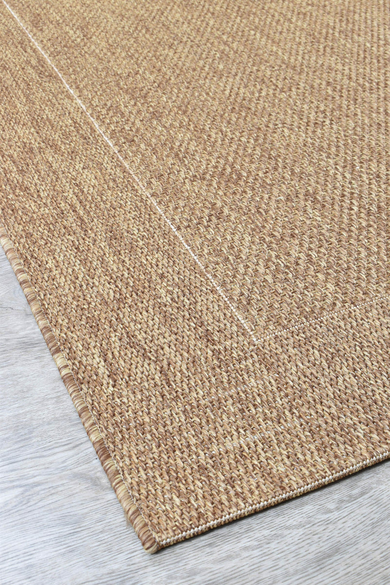 Outdoor Living Sisal Beige Brown Rug