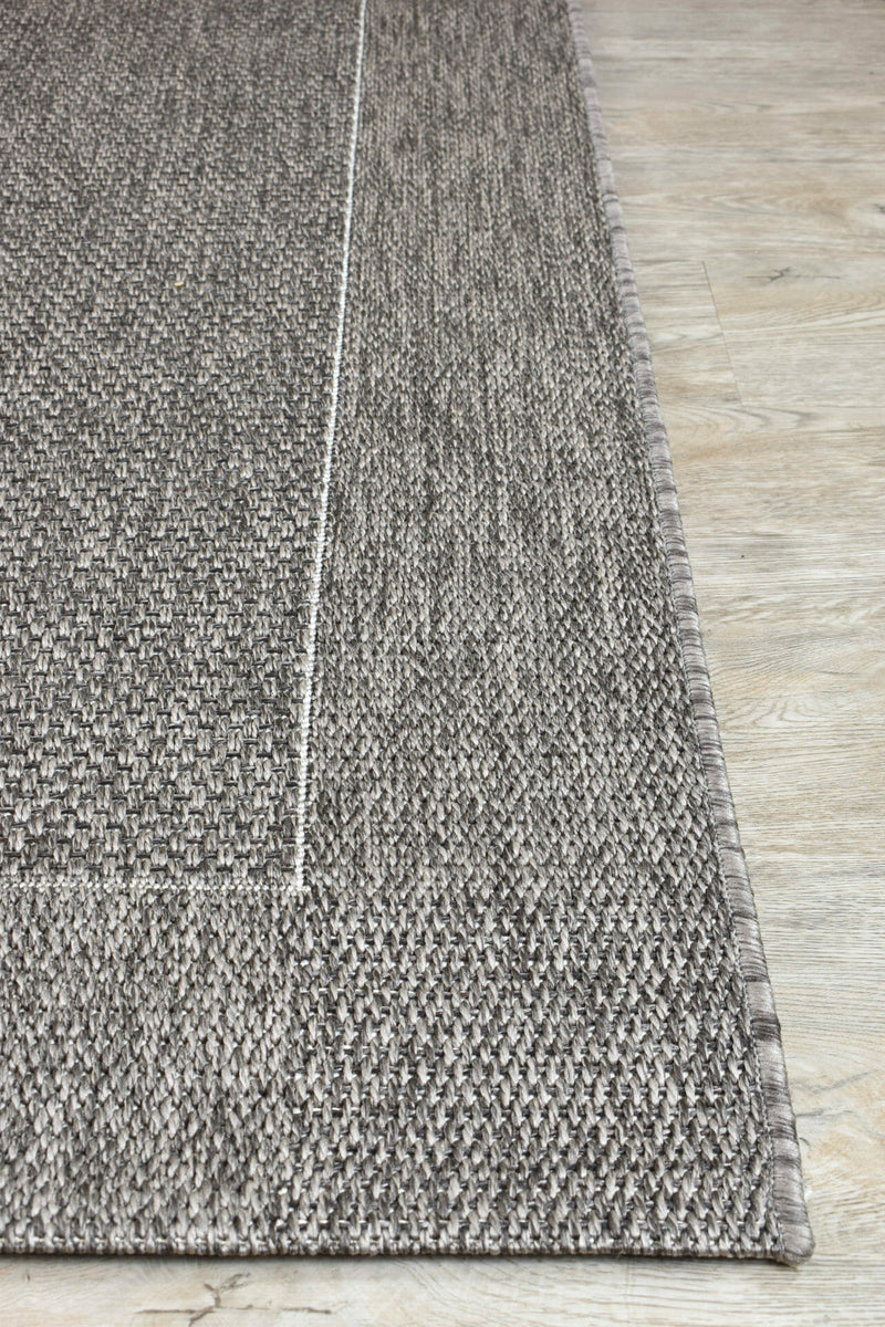 Outdoor Living Sisal Charcoal Rug