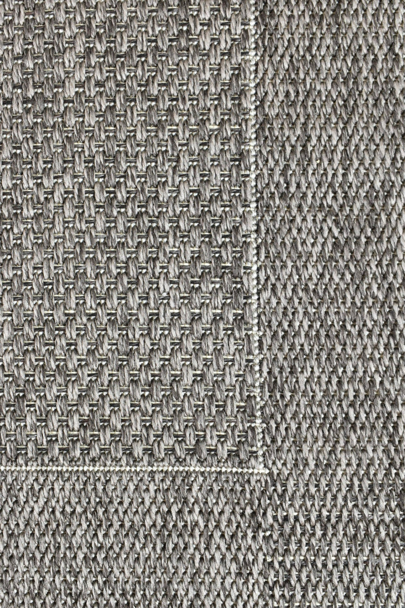 Outdoor Living Sisal Charcoal Runner Rug