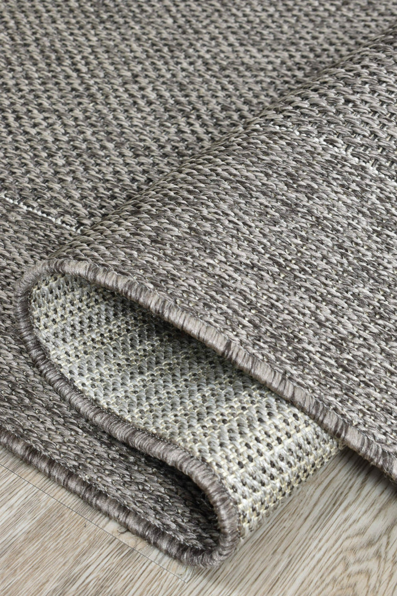 Outdoor Living Sisal Charcoal Runner Rug