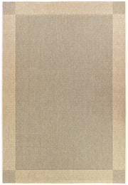 Outdoor Living Sisal Sand Black Rug