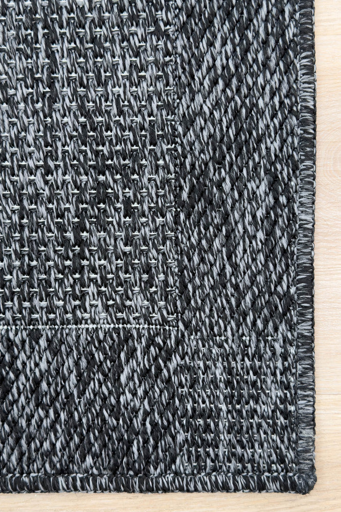 Outdoor Living Sisal Dark Grey Rug