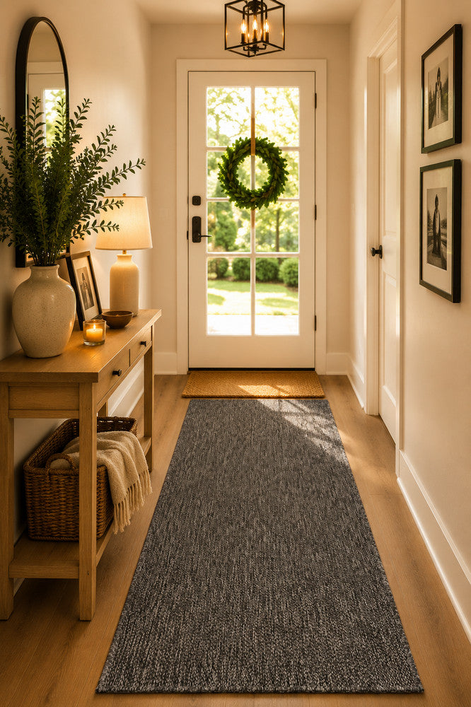 Outdoor Living Sisal Dark Grey Rug
