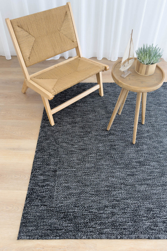 Outdoor Living Sisal Dark Grey Rug