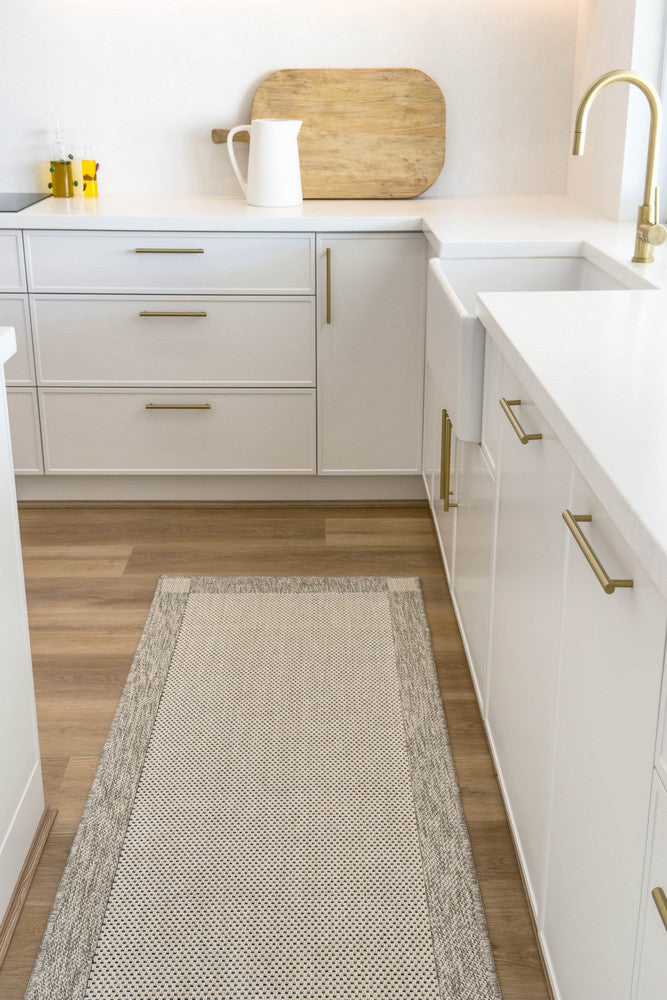 Outdoor Living Sisal Cream Grey Rug